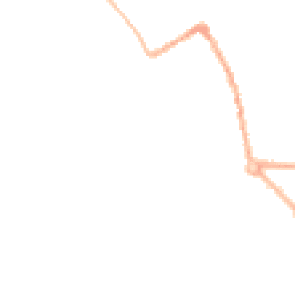 Night-time road noise heatmap for ST5 7XA