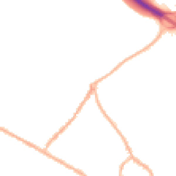 Night-time road noise heatmap for ST5 8AT