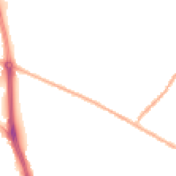 Night-time road noise heatmap for ST5 8EY