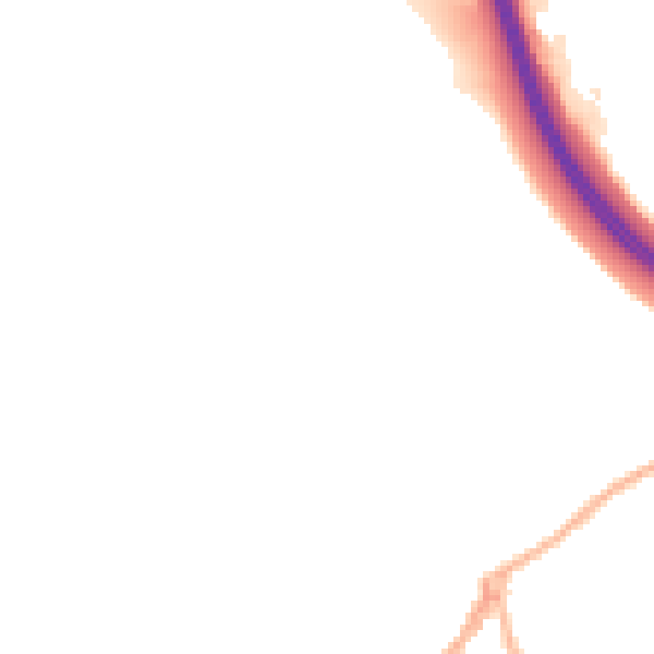 Night-time road noise heatmap for ST5 8LA