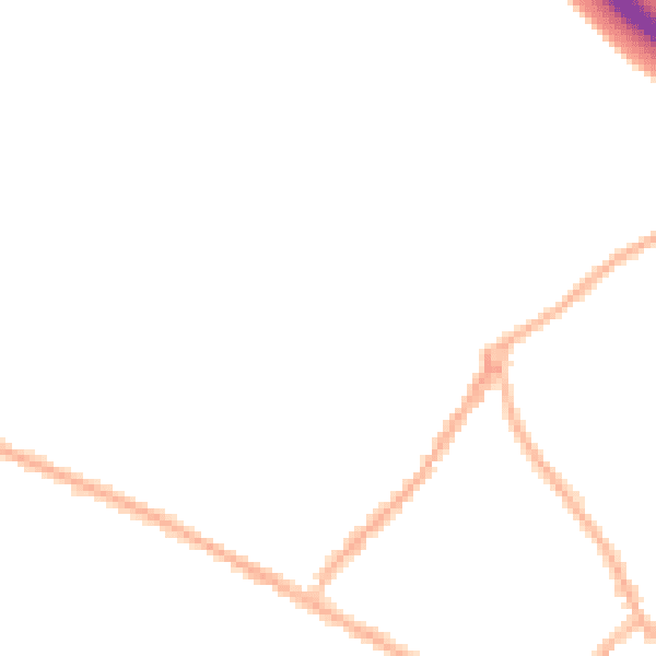 Night-time road noise heatmap for ST5 8PH