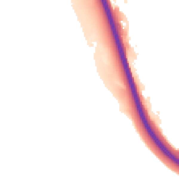 Night-time road noise heatmap for ST5 8SJ