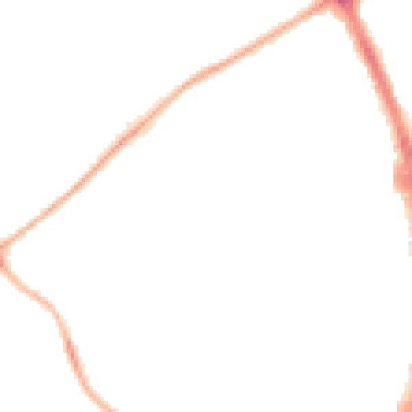 Night-time road noise heatmap for ST5 9FG