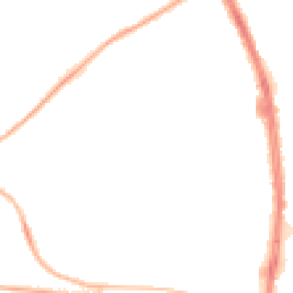 Night-time road noise heatmap for ST5 9JF