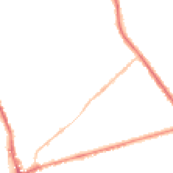 Night-time road noise heatmap for ST6 1AR