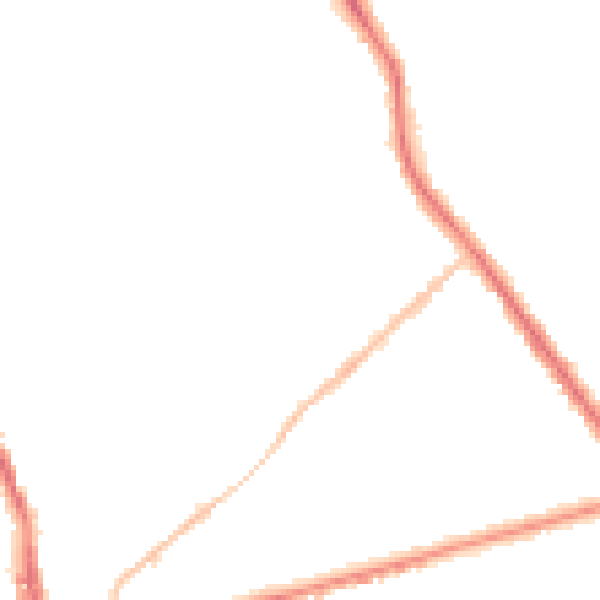 Night-time road noise heatmap for ST6 1AS