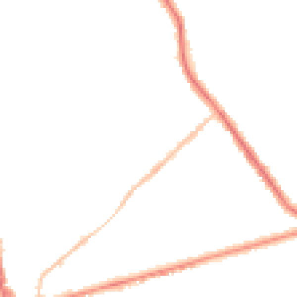 Night-time road noise heatmap for ST6 1AX