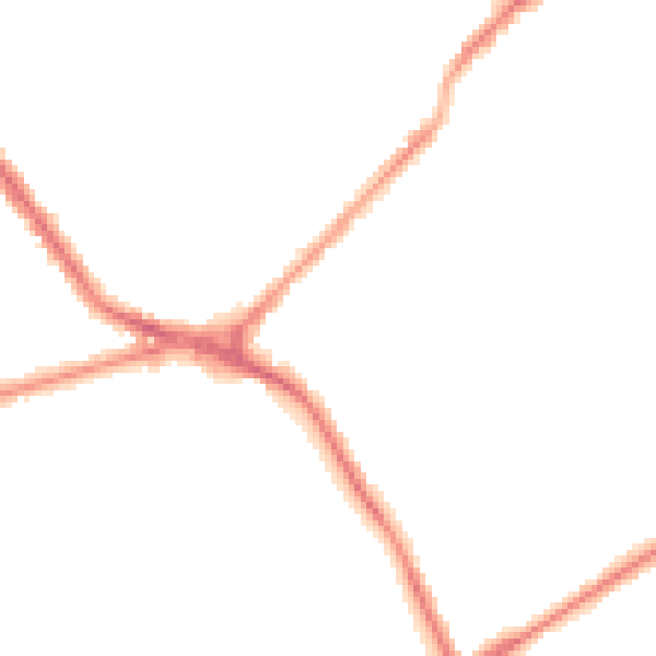 Night-time road noise heatmap for ST6 1PD