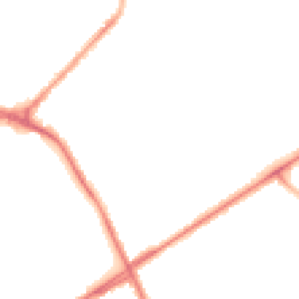 Night-time road noise heatmap for ST6 1RT