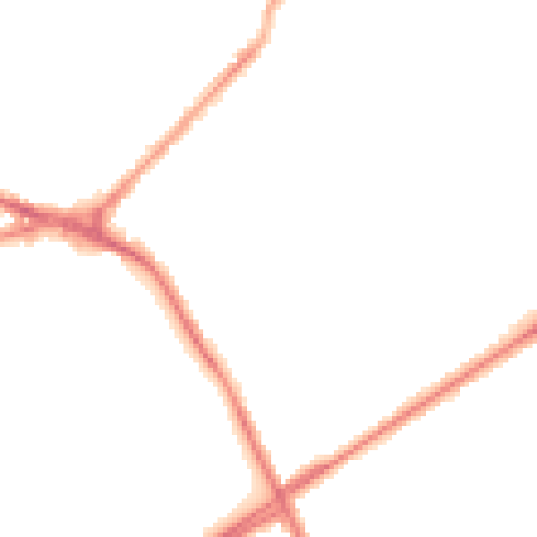 Night-time road noise heatmap for ST6 1SE