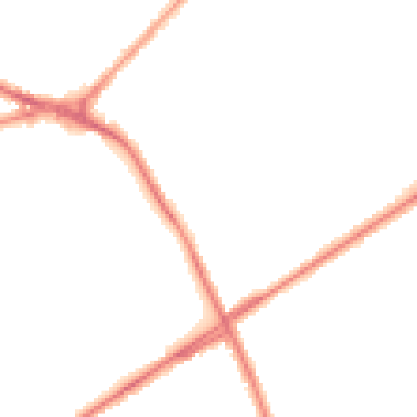 Night-time road noise heatmap for ST6 1SF
