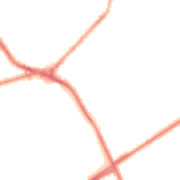 Night-time road noise heatmap for ST6 1SJ