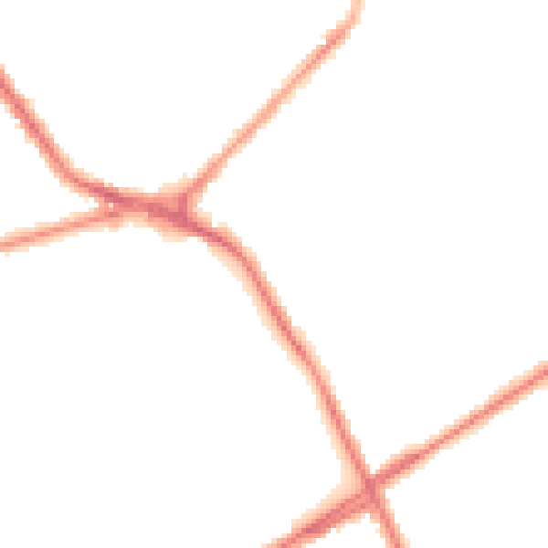 Night-time road noise heatmap for ST6 1SQ