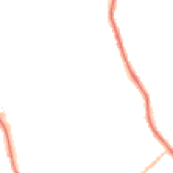 Night-time road noise heatmap for ST6 7AJ