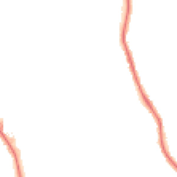 Night-time road noise heatmap for ST6 7AX