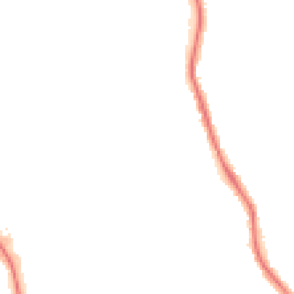 Night-time road noise heatmap for ST6 7AY