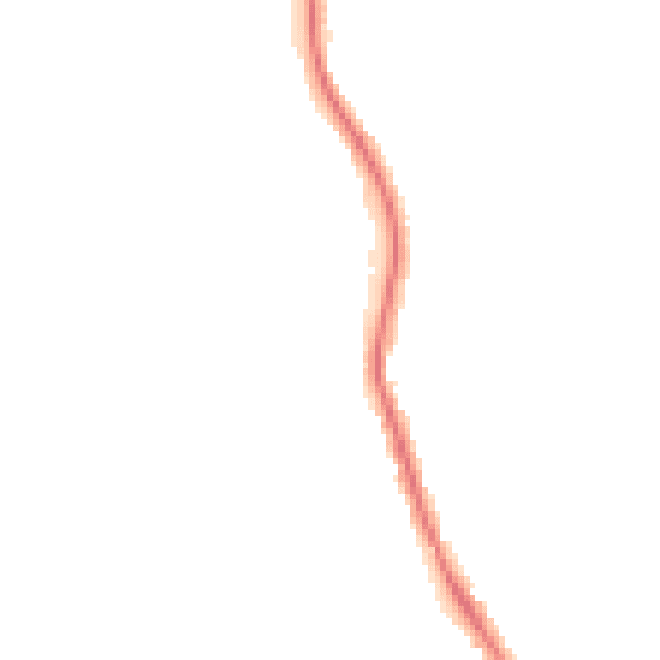 Night-time road noise heatmap for ST6 7HX