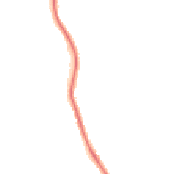 Night-time road noise heatmap for ST6 7JS