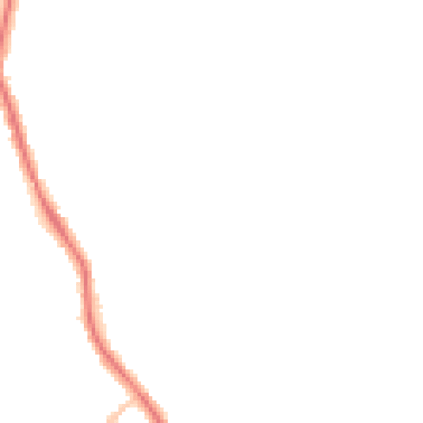 Night-time road noise heatmap for ST6 7PR