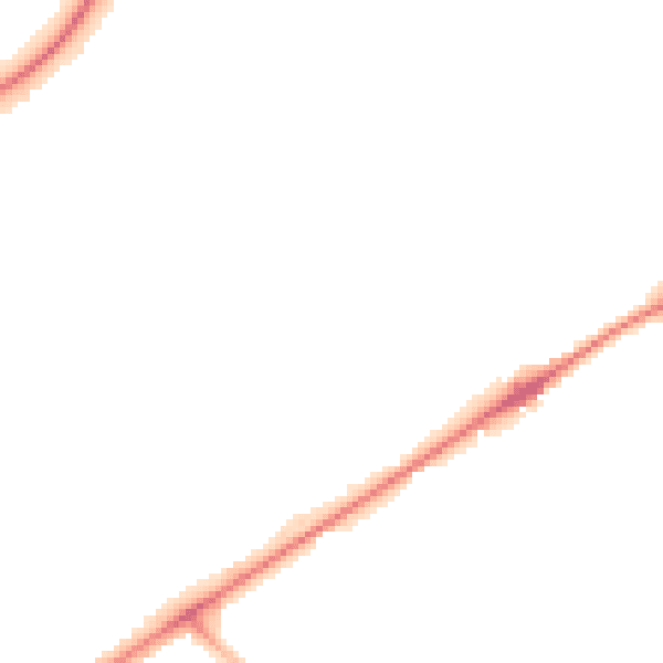Night-time road noise heatmap for ST6 8GJ