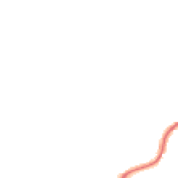Night-time road noise heatmap for ST6 8JF