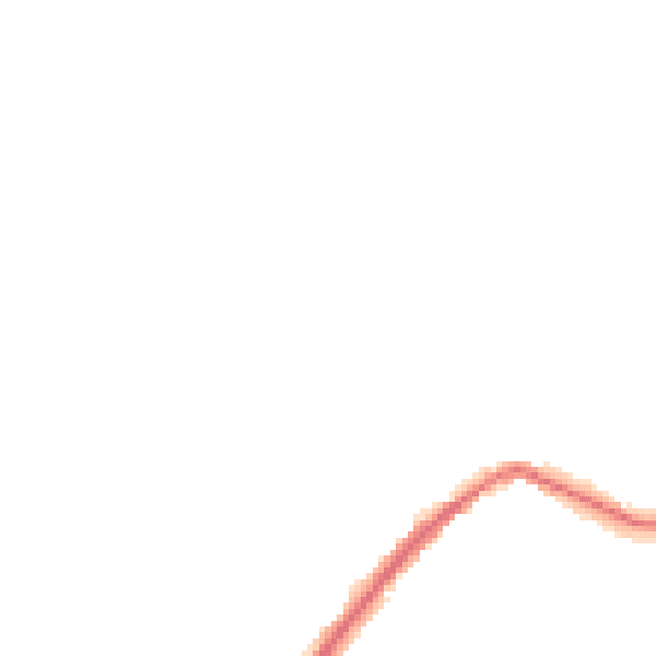 Night-time road noise heatmap for ST6 8QP