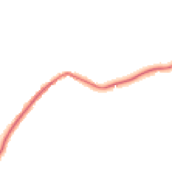Night-time road noise heatmap for ST6 8SE