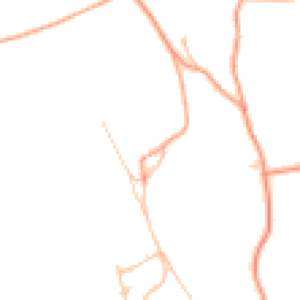 Daytime road noise heatmap for ST6 8TG