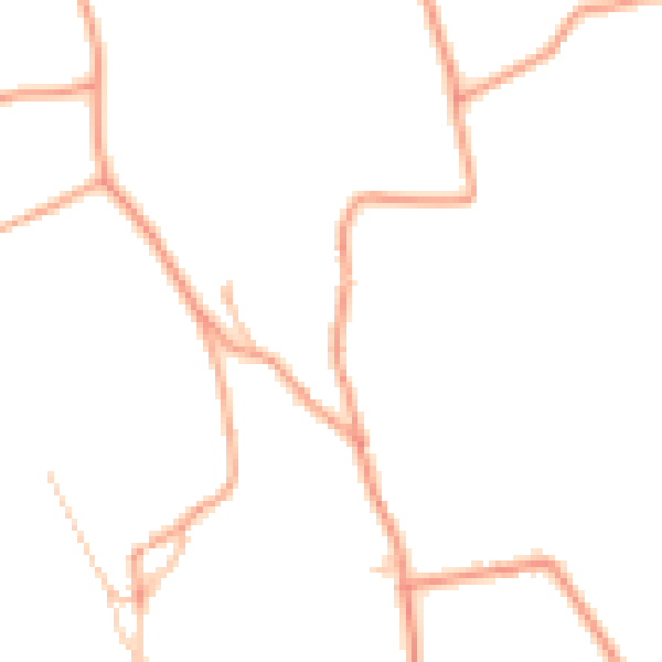 Daytime road noise heatmap for ST6 8TY
