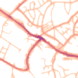 Daytime road noise heatmap for ST7 1AD