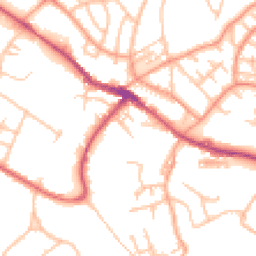 Daytime road noise heatmap for ST7 1AF