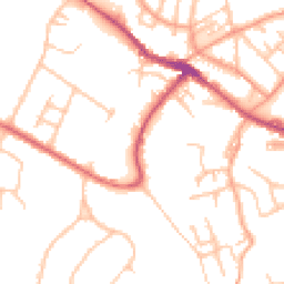 Daytime road noise heatmap for ST7 1AG
