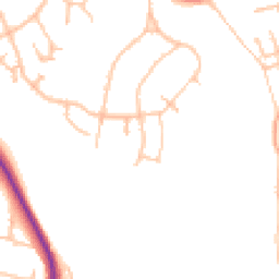 Daytime road noise heatmap for ST7 1AS