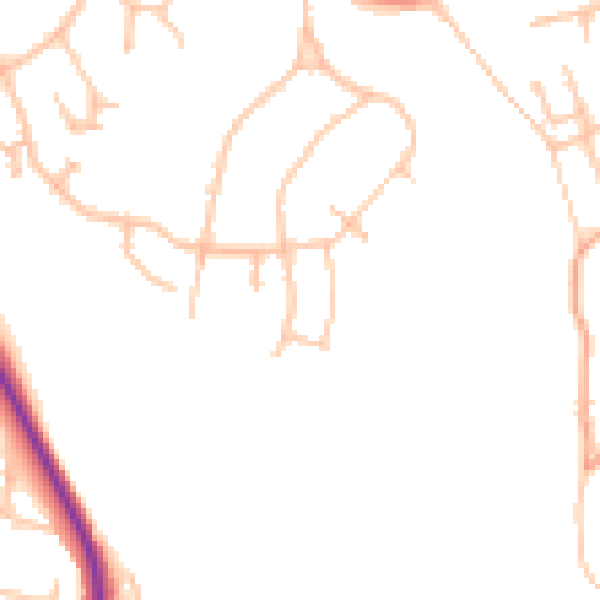 Daytime road noise heatmap for ST7 1AT