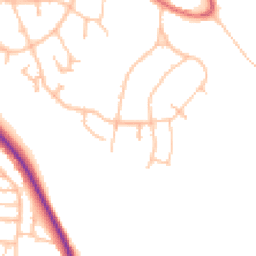 Daytime road noise heatmap for ST7 1AX