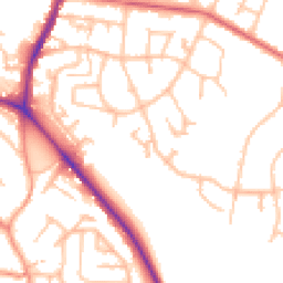Daytime road noise heatmap for ST7 1BL