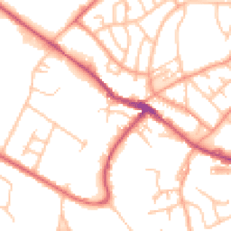 Daytime road noise heatmap for ST7 1BU