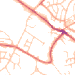 Daytime road noise heatmap for ST7 1BY
