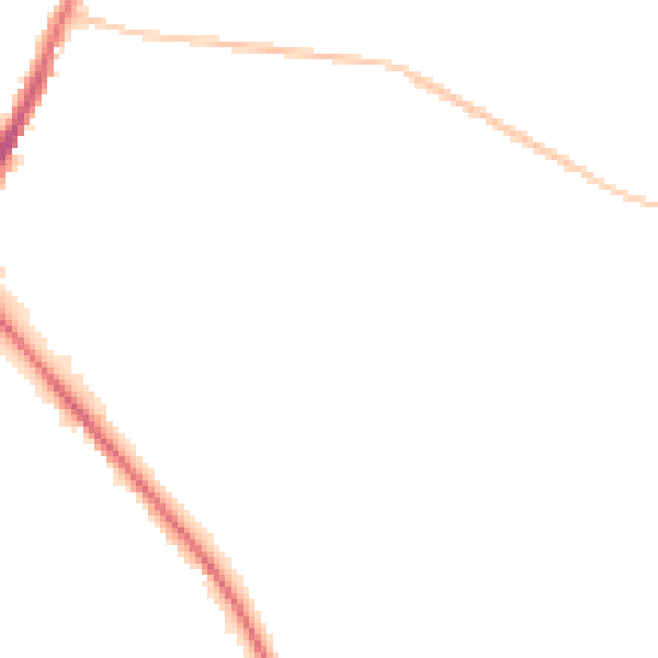 Night-time road noise heatmap for ST7 1DH