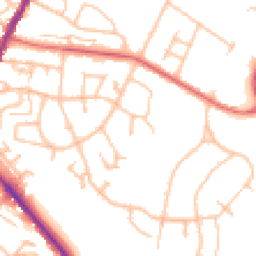 Daytime road noise heatmap for ST7 1DL
