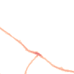 Night-time road noise heatmap for ST7 1EU