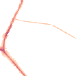 Night-time road noise heatmap for ST7 1JT
