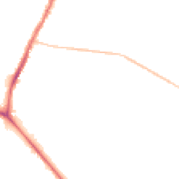 Night-time road noise heatmap for ST7 1JU
