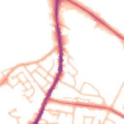 Daytime road noise heatmap for ST7 1ND