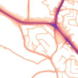 Daytime road noise heatmap for ST7 1PA