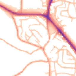 Daytime road noise heatmap for ST7 1PD