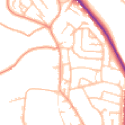 Daytime road noise heatmap for ST7 1PT
