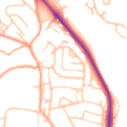 Daytime road noise heatmap for ST7 1SG