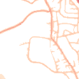 Daytime road noise heatmap for ST7 1UH