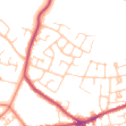 Daytime road noise heatmap for ST7 2BY